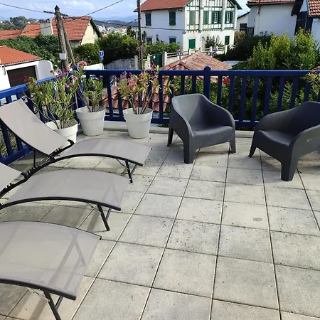 Avec Terrasse A Beaurivage Апартаменты Биарриц